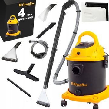 ODKURZACZ PIORĄCY DO TAPICERKI KANAPY RIWALL PIERZOK 2200 OTRZĄSACZ FILTRA