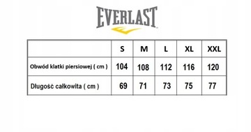 T-shirt koszulka męska EVERLAST bawełna r. 3XL biała