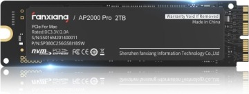 Ssd disk Macbook Pro Air Fanxiang AP2000PRO 2TB M.2 PCIe 2012-2018 Apple
