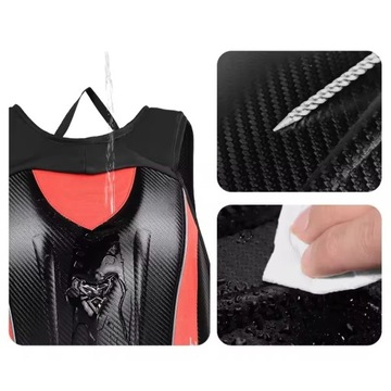 Мотоцентрический мотоциклетный рюкзак, карбоновый мотоциклетный рюкзак, панцирь черепахи