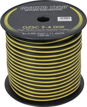 Ground Zero GZSC 2-4.00X przewód głośnikowy 2x4,00
