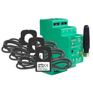 WI-FI МОНИТОР ЭЛЕКТРОЭНЕРГИИ 3F+N MEW-01