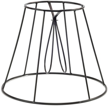 czarny stelaż do abażuru do lamp abażur handmade