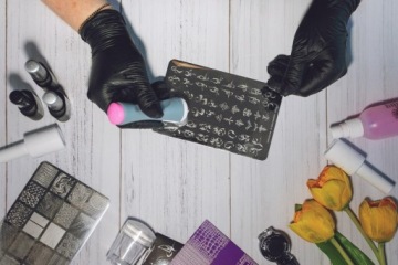 ПЛАСТИНА пластина для штамповки штампов украшения ногтей узоры L узор Y