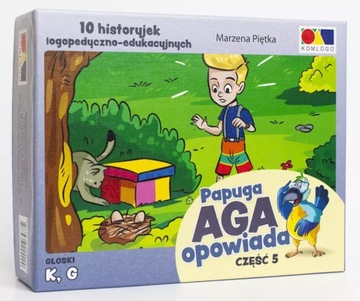 Papuga Aga opowiada. Część 5 - głoski K, G