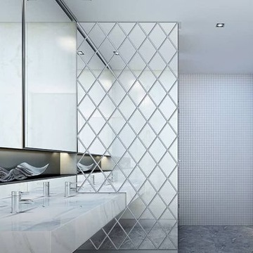 Наклейки на стену с зеркальными 3D бриллиантами, 32 шт.