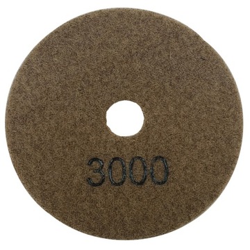 АЛМАЗНЫЙ ПОЛИРОВАЛЬНЫЙ ДИСК 100ММ #3000 СУХОЙ ГРАНИТ