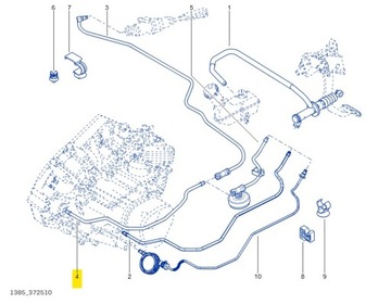 ТРОС СЦЕПЛЕНИЯ RENAULT CLIO III 1.5 DCI