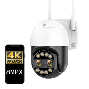 НАРУЖНАЯ ВРАЩАЮЩАЯСЯ WIFI IP-КАМЕРА 8MPX 8X ZOOM PL