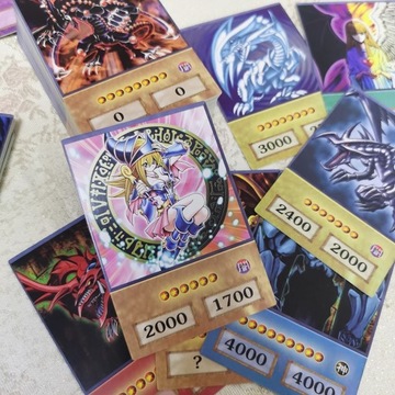 Открытки Yu-Gi-Oh DIY, Дуэль, Голубоглазый Белый Дракон, Темный Архимаг