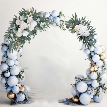 Свадебная арка, венки из роз, свадебная арка, цветы для церемонии на передней части стола