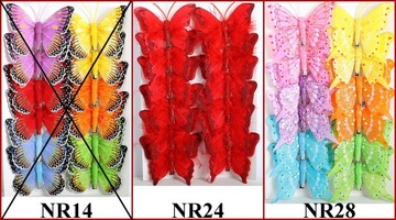 БАБОЧКИ-бабочки ИСКУССТВЕННЫЕ УКРАШЕНИЯ для ШТОР 16 дизайнов!