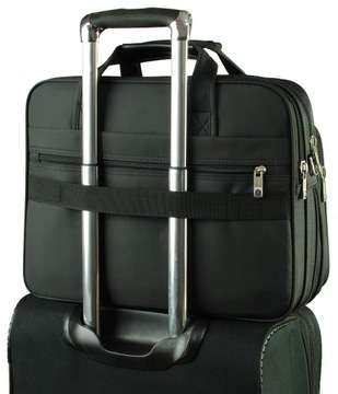 TORBA MĘSKA na LAPTOP DOKUMENTY DWUKOMOROWA pasek