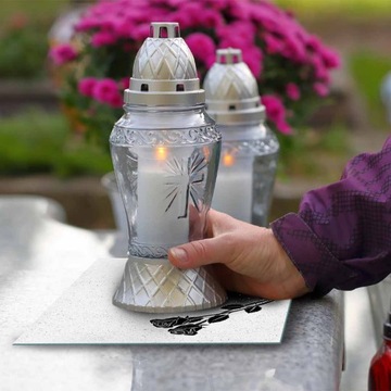 ПОДСВЕЧНИК СТЕКЛЯННЫЙ 40х30см 493б