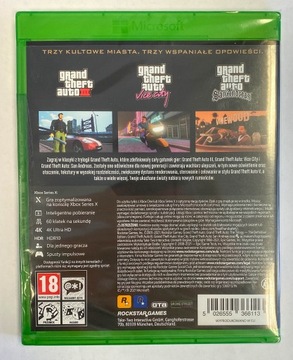 Grand Theft Auto: The Trilogy — The Definitive Edition **КЛЮЧ XBOX**
