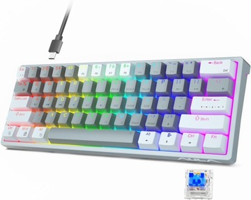 Przewodowa mechaniczna klawiatura RGB