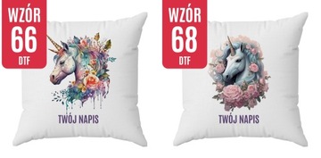 Piękna poduszka z Jednorożcami, unicorn - Dla dziecka personalizowana wybór