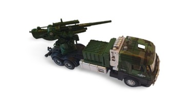 ВОЕННЫЙ ГРУЗОВИК С ПОГРУЗКОЙ 17СМ E1117 EMAJ