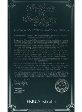 Botki EMU AUSTRALIA Platinum Stinger Slim Mini WP20003 Charcoal 37