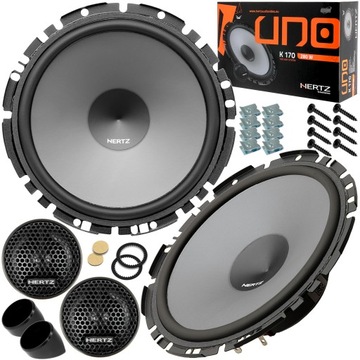 HERTZ Głośniki 165mm basowe+gwizdki DO VW BORA EOS FOX GOLF 4 GOLF 5 GOLF 6
