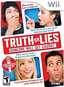 Gra towarzyska TRUTH OR LIES wykrywacz kłamstw WII