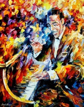 PIANISTA 100/80 olej Leonid Afremov