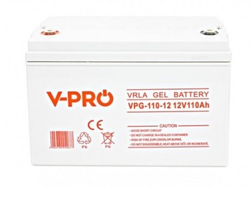NOWY 2023 AKUMULATOR 12V 110AH GEL VPRO GŁĘBOKIEGO ROZŁADOWANIA DEEP CYCLE