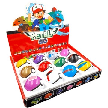 12 ШТ. POKEBALL 5 СМ ФИГУРКИ ПОКЕМОНОВ POKEMON GO - Идеальный набор для фанатов!