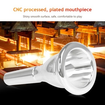 Tuba Mouthpiece Solid Durable Brass Construction