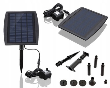 POMPA FONTANNA SOLARNA OGRODOWA DO OCZKA WODNEGO