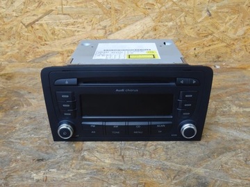 AUDI A3 8P LIFT 08-12 RADIOODTWARZACZ RADIO CD AUDI CHORUS KOD 8P0035152C