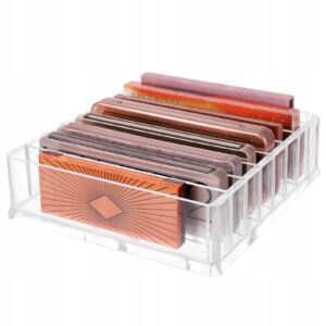 Акриловый ящик для хранения органайзера для макияжа с полками