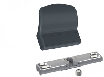 ZATRZASK BALKONOWY POCHWYT ZAMEK PALACZA ANTRACYT