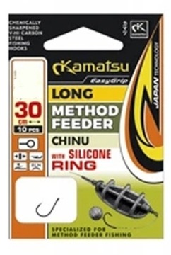 Przypon Method Feeder Long 30cm Kamatsu Chinu with Ring roz.10 / 0,20mm