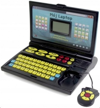 ОБРАЗОВАТЕЛЬНЫЙ НОУТБУК С 50 ПРОГРАММАМИ ГОВОРИТ НА ПОЛЬСКОМ ЯЗЫКЕ