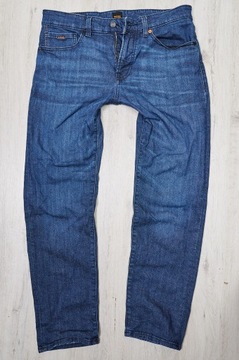 HUGO BOSS ORANGE MAINE JEANS spodnie męskie granatowe PREMIUM 31/30 pas 82