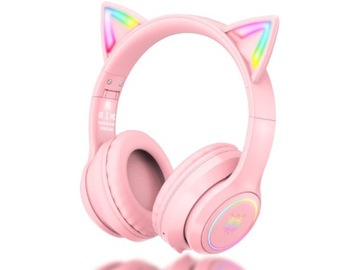 Słuchawki ONIKUMA B90 RGB Różowy