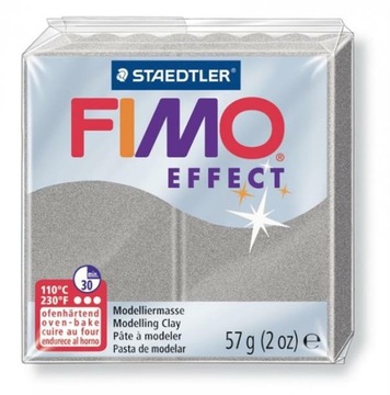 Modelina FIMO Effect 57g, 817 jasnosrebrny perłowy