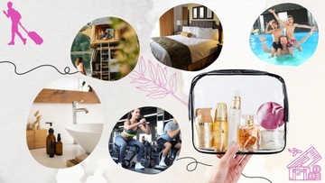 Kosmetyczka Przezroczysta zestaw 3w1 Organizer x3