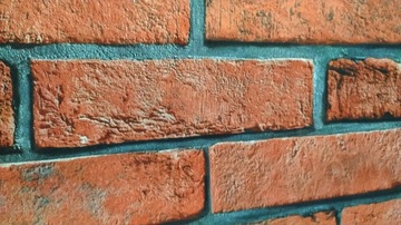 Tapeta czerwona cegła 3D na fizelinie 506141