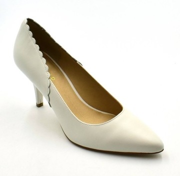 AF MARKOWE LEATHER PUMPS CZÓŁENKA damskie 37