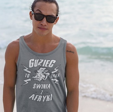TANK TOP ŚMIESZNE GUZIEC