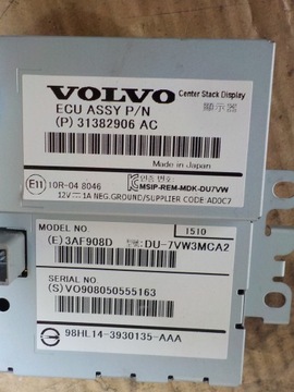 ДИСПЛЕЙ VOLVO V40 31382906