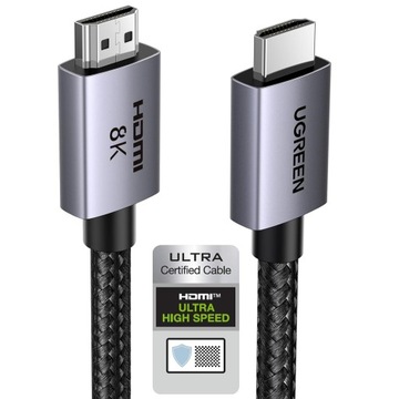UGREEN Kabel HDMI 2.1 8K 60Hz 4K 240Hz 165Hz 144Hz 120Hz 48Gbit/s High Spee