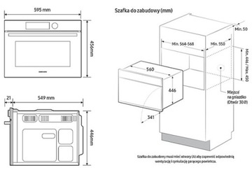Встраиваемая микроволновая печь Samsung NQ5B4313IBK/U2