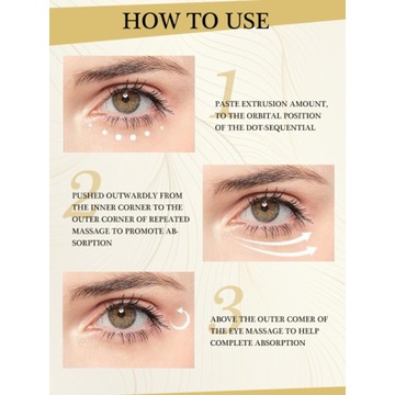 20g Krem Pod Oczy Zmarszczki Multi-effects Anti Dark Circle Nawilżające