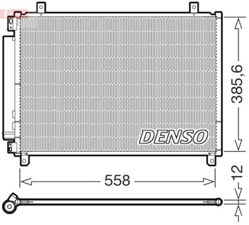 DENSO DCN47012 KONDENZÁTOR KLIMATIZACE