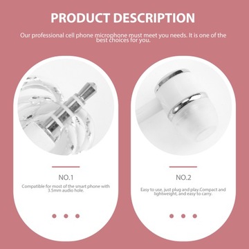 Мини-микрофон Телефонный микрофон Запись голоса