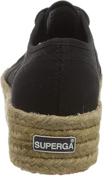 DAMSKIE BUTY TRAMPKI ESPADRYLE CZARNE ROZM 42.5 CM