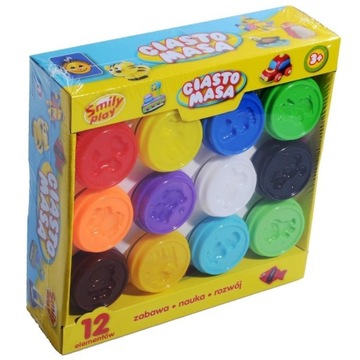 ПАСТА ДЛЯ ТОРТА 12 ЦВЕТОВ SMILY PLAY